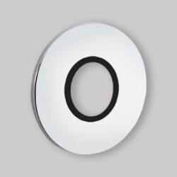 PIASTRA PER MISCELATORE INCASSO DOCCIA VENEZIA CROMO Est. 11,5 x Int 4,5 cm
