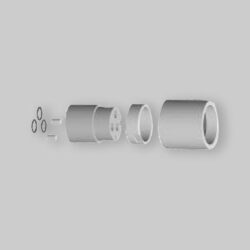 PROLUNGA PER MISCELATORE INCASSO DOCCIA/VASCA H.43 mm