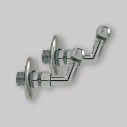 COPPIA DI SQUADRETTE A 45° CON PROLUNGA 1/2" x 10