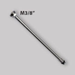 TUBETTO DI RAME CROMO 3/8" M 8x1 cm 19