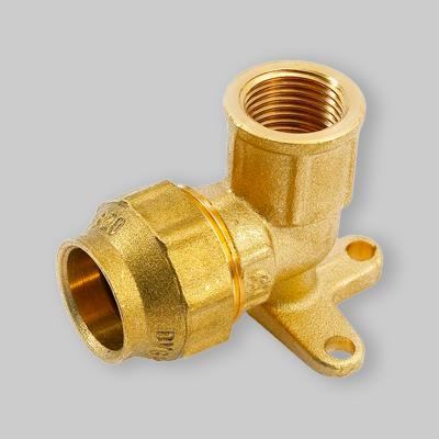 GOMITO FEMMINA CON FLANGIA PER TUBO POLIETILENE PN 25