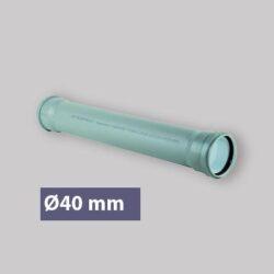 TUBO INNESTO 2 BICCHIERI Ø 40 3000 mm