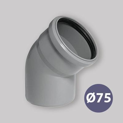 CURVA INNESTO Ø 75 67°