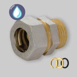 RACCORDO DIRITTO MASCHIO O-RING APE 28 x 1"
