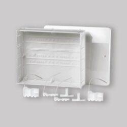 CASSETTA DI ISPEZIONE IN PLASTICA MONOBLOCCO ARTECLIMA Scat.427x290x90 - Cop. 435x300x15