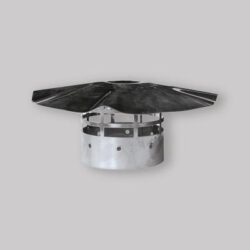 TERMINALE VERTICALE A TETTO DI SCARICO FUMI IN ACCIAIO INOX