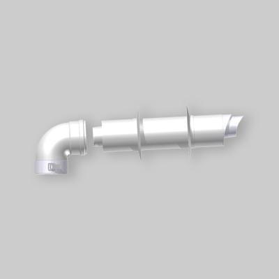 KIT COASSIALE COMPATIBILE PER CALDAIE VAILLANT Ø60/100 x 1000 mm