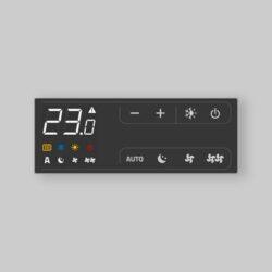 TERMOSTATO ELETTRONICO BORDO MACCHINA LCD 2T -