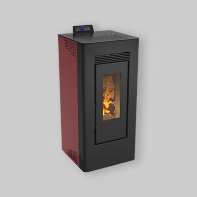 STUFA A PELLET VENTILATA CANALIZZATA CLEVER 1-12 C Kw 11.61 - Bordeaux