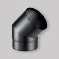 CURVA 45° MF PER STUFE NERO OPACO