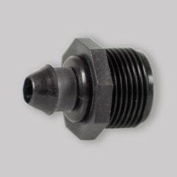 DERIVAZIONE CON GOMMINO FILETTATA MASCHIO PER TUBI PE 1"