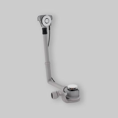 SIFONE PER VASCA CON AZIONAMENTO PUSHCONTROL Ø 52 Cromato lucido - L. 26 cm